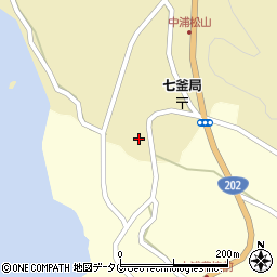 長崎県西海市西海町中浦北郷957周辺の地図