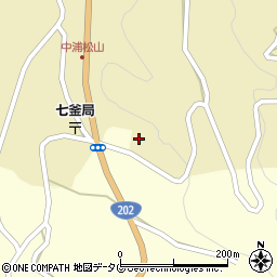 長崎県西海市西海町中浦北郷822周辺の地図