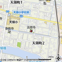 法恵寺周辺の地図