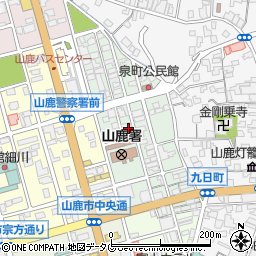 熊本県山鹿市泉町周辺の地図