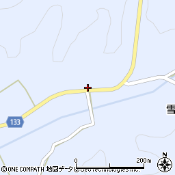 熊本県菊池市雪野1640周辺の地図