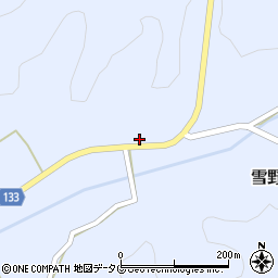 熊本県菊池市雪野1639周辺の地図