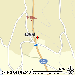 長崎県西海市西海町中浦北郷834周辺の地図