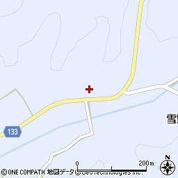 熊本県菊池市雪野1641周辺の地図