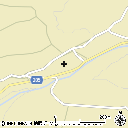 熊本県菊池市原4222周辺の地図