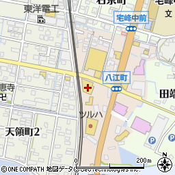 九州三菱自動車販売（株）大牟田店周辺の地図