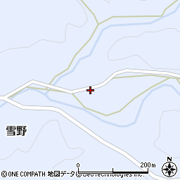熊本県菊池市雪野1120周辺の地図