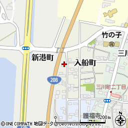 大牟田モータース周辺の地図