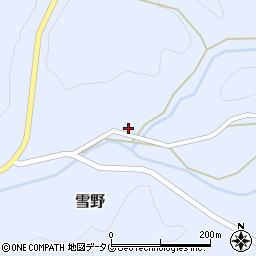 熊本県菊池市雪野1560周辺の地図