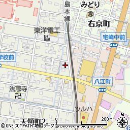 武田九州周辺の地図