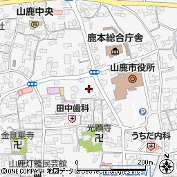 ファミリーマート山鹿市役所前店周辺の地図