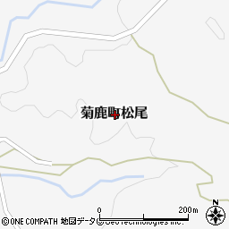 熊本県山鹿市菊鹿町松尾周辺の地図