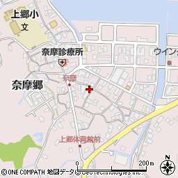 奈摩郵便局周辺の地図
