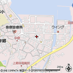 赤い大建周辺の地図