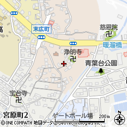 福岡県大牟田市末広町周辺の地図