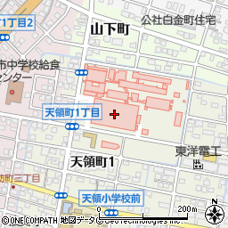 福岡銀行大牟田天領病院 ＡＴＭ周辺の地図
