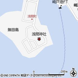 浅間神社周辺の地図