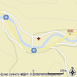 愛媛県南宇和郡愛南町僧都僧都中262周辺の地図