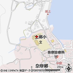 新上五島町立上郷小学校周辺の地図