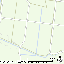 熊本県山鹿市蒲生824-1周辺の地図