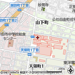 社会保険大牟田天領病院ケアプランセンター周辺の地図
