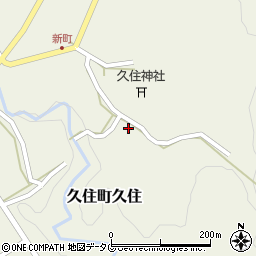 竹田市立　久住保育所周辺の地図