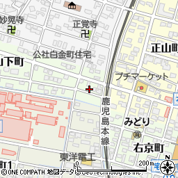 福岡県大牟田市山下町27周辺の地図