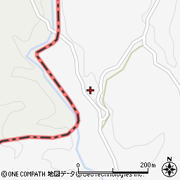 大分県竹田市久住町大字白丹7650周辺の地図