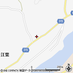 熊本県玉名郡和水町江栗299周辺の地図