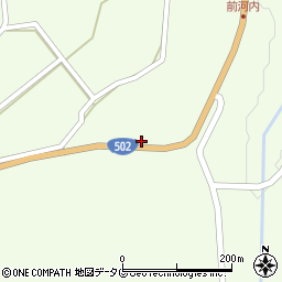 大分県臼杵市野津町大字前河内1601周辺の地図