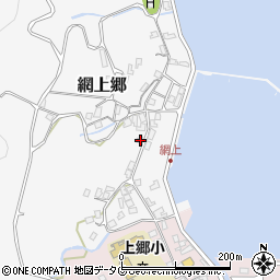 長崎県南松浦郡新上五島町網上郷124周辺の地図