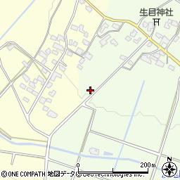 熊本県山鹿市蒲生57周辺の地図