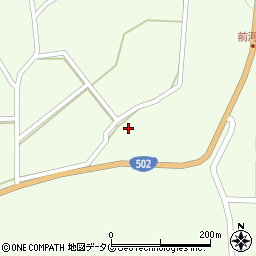 大分県臼杵市野津町大字前河内1548周辺の地図