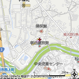 熊入温泉センター　食堂部周辺の地図