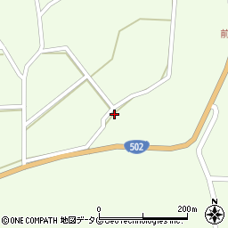 大分県臼杵市野津町大字前河内1547周辺の地図