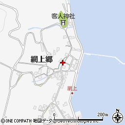 長崎県南松浦郡新上五島町網上郷323周辺の地図