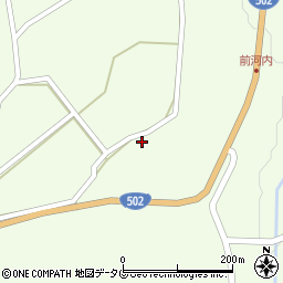 大分県臼杵市野津町大字前河内1539周辺の地図