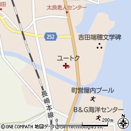 佐賀県藤津郡太良町油津1406-3周辺の地図