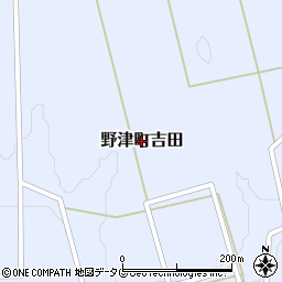 大分県臼杵市野津町大字吉田周辺の地図