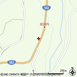 大分県臼杵市野津町大字前河内1526周辺の地図