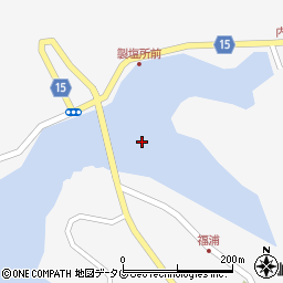 崎戸橋周辺の地図