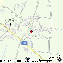 熊本県山鹿市蒲生280周辺の地図