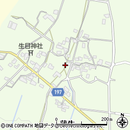 熊本県山鹿市蒲生303周辺の地図