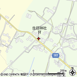 熊本県山鹿市蒲生98周辺の地図