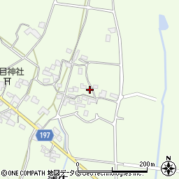 熊本県山鹿市蒲生283周辺の地図