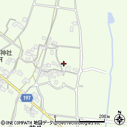 熊本県山鹿市蒲生249周辺の地図