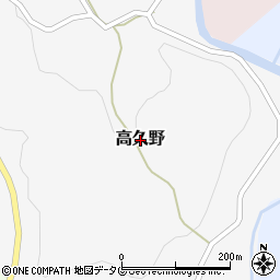 熊本県南関町（玉名郡）高久野周辺の地図