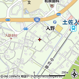 高知県幡多郡黒潮町入野1252-1周辺の地図