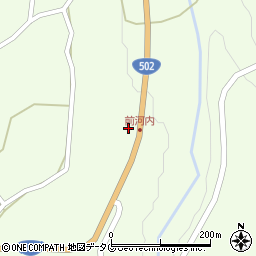 大分県臼杵市野津町大字前河内1521周辺の地図