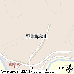 〒875-0221 大分県臼杵市野津町秋山の地図
